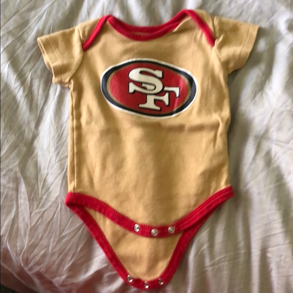 49ers onesie 3/6 months